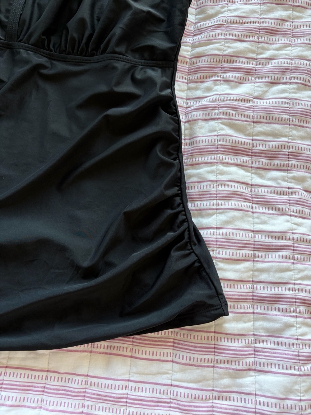Younique Swim Tankini Black NWT plus size 22 - Picture 6 of 12